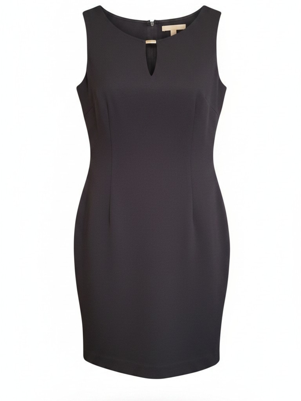 Banana Republic Black Sleeveless Keyhole Sheath Dress Size 6